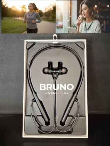 Fone Bluetooth wireless (estilo pescoço)novo