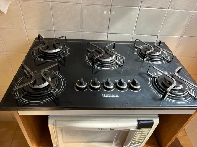 Fogão cooktop 5 bocas Itatiaia