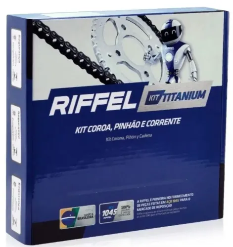 Kit relação fan 125 2009 até 2013 novo