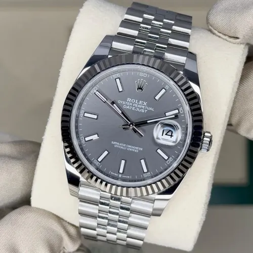 Relógio Rolex datejust cinza automático novo