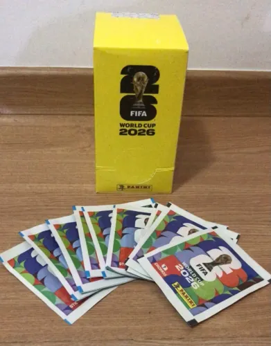 Kit 50, 100, 200, 300, 400 ou 500 Figurinhas Copa 2026 Originais