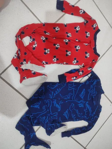 2 macacões zíper duplo CARTER'S 12 meses