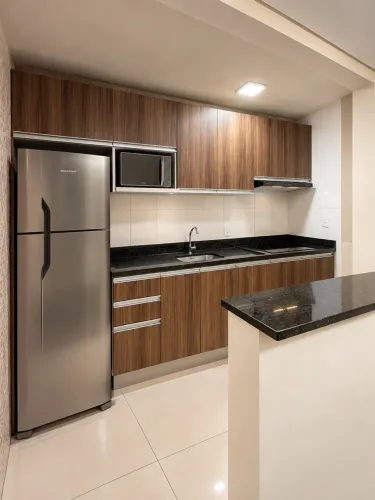 Módulo de cozinha já com pedra 