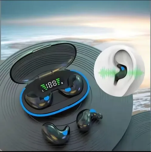 Fone Bluetooth X55 TWS Invisível - Conforto para Dormir e Treinar
