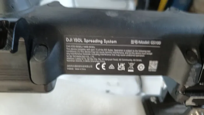 Tanque dispersor de sólidos para Drone DJI Agras T100