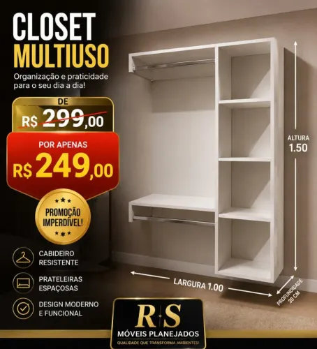 Promoção de Closet ? MDF
