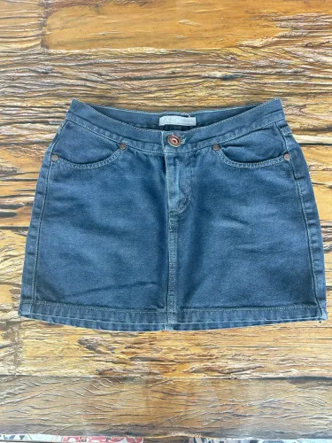 Saia Jeans Preta 