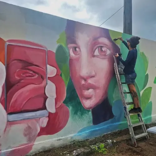 Pintura em parede/arte muralismo/graffiti
