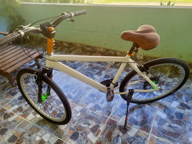 Bicicleta toda alumínio 21v
