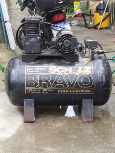 COMPRESSOR DE AR SCHULTZ BRAVO CSL / 100L / 140LB / 2cv