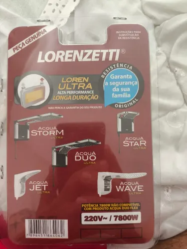 Resistência chuveiro loren ultra