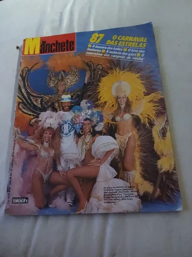Revista manchete Carnaval 87 Luiza brunet Alexandre frota he man fawn Hall dolph lundgren
