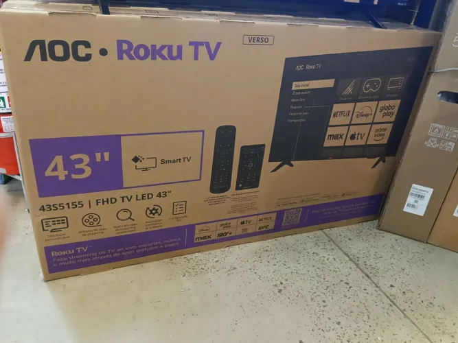 Televisão de 43 polegadas AOC