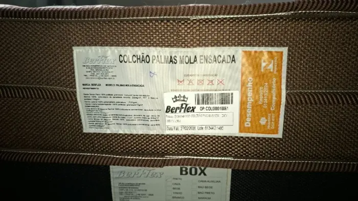 Oportunidade! Colchão Berflex molas ensacadas impecável! Só 2 meses de uso, leve agora!