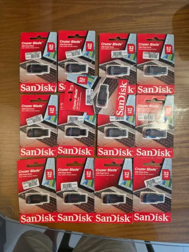 Pen Drive kit 12 SanDisk Cruzer Blade 32GB USB 2.0