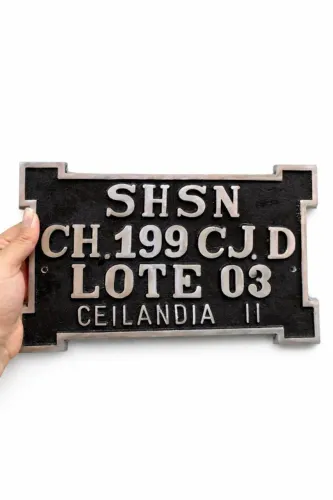 Encomende sua placa
