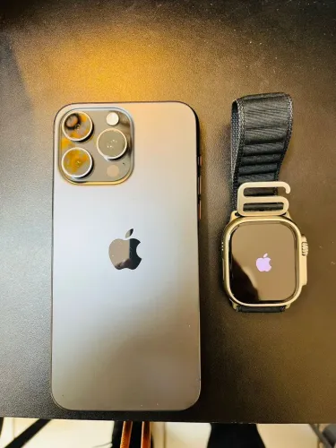 IPhone 15 Pro Max + Apple Watch Ultra + NF + 06 meses garantia