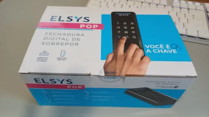 Fechadura Digital de Sobrepor Elsys Pop - Lacrada