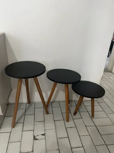 Conjunto de mesas para decoração