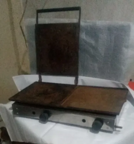 prensa lanche profissional gas chapa quente
