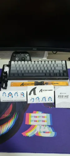 Teclado Magnético Gamer Attack Shark X68 HE