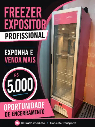 Freezer vertical expositor - encerramento de operação