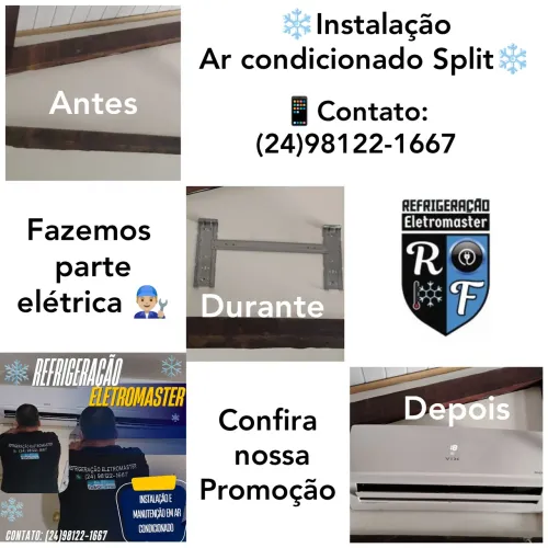 Instalação e Manutenção em Ar condicionado Split 