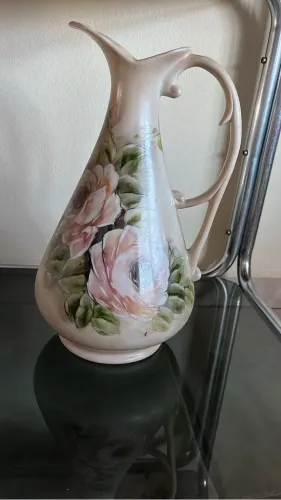 Jarro pintado à mão 