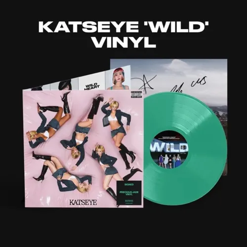 Vinil KATSEYE WILD EP Autografado