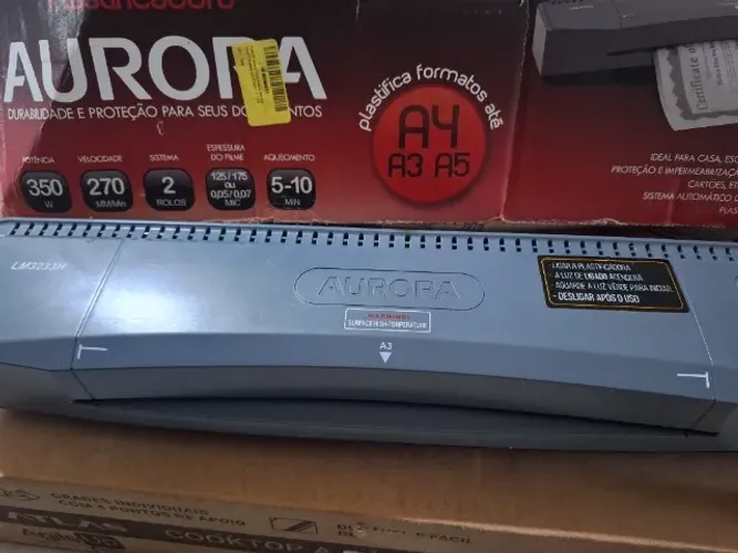 Plastificadora e laminador Aurora LM3233H