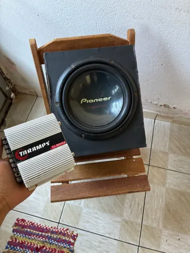 Kit Som Automotivo Pioneer Champion 10? + Módulo Taramps TS 400x4