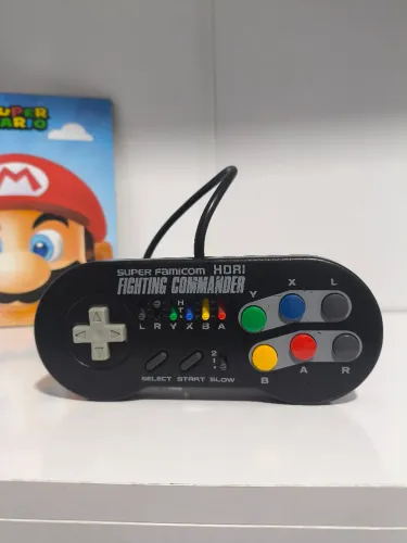CONTROLE HORI FIGTHING COMMANDER SNES SUPER NINTENDO 