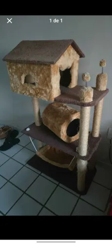 Casa gato 3 andares