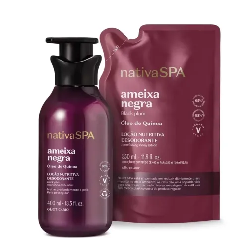 ? Combo Nativa Spa Ameixa & Flor de Baunilha - O Boticário