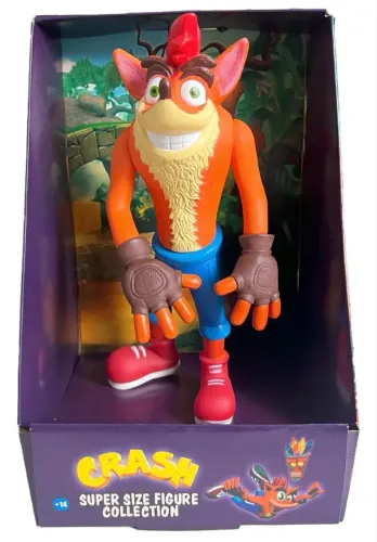 Boneco Crash Bandicoot Original Coleção 23 Cm