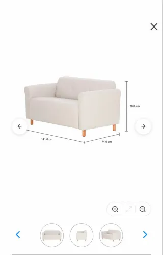 Sofá Tok&Stok novo - entregue recentemente | R$ 1.300