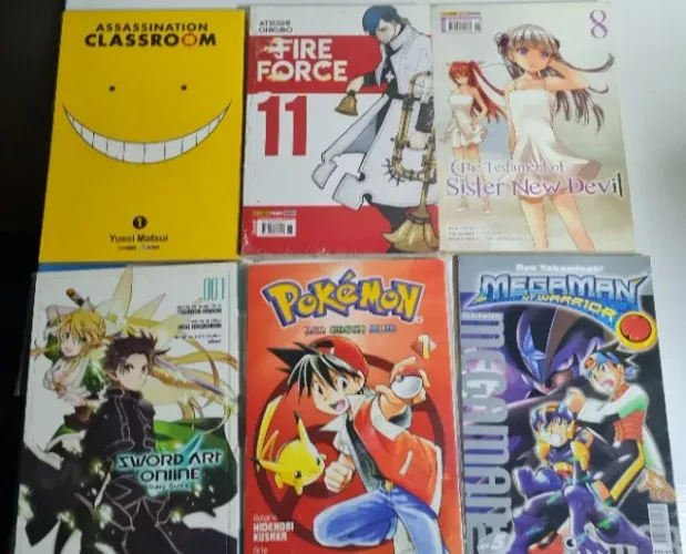 18 Mangas em portugues e 1 Livro em japones