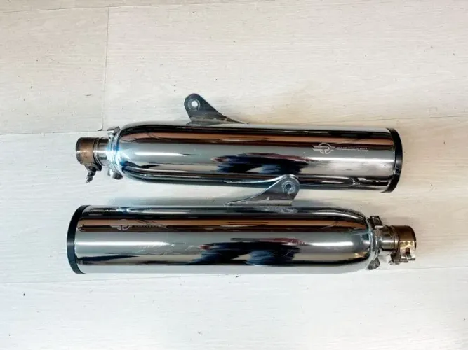Ponteiras Customer para Royal Enfield Interceptor/Continental GT - Estado: Usada