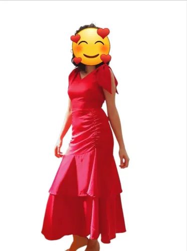 Vestido vermelho social