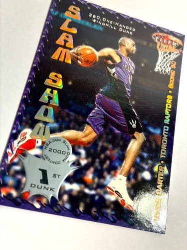 Card NBA Vince Carter Efeito Holo Foto Incrível Campeonato de Enterrada Especial Insert