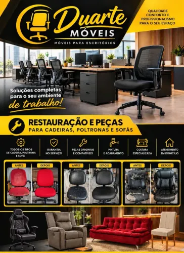 Reparo de cadeiras, poltronas e sofás