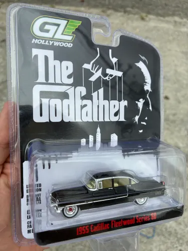 Greenlight Godfather Poderoso Chefão Cadillac Hollywood Miniatura Carrinho Diecast