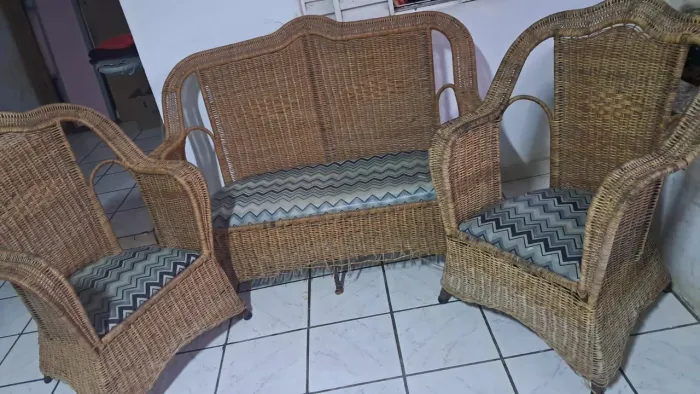 Sofá em cipó 