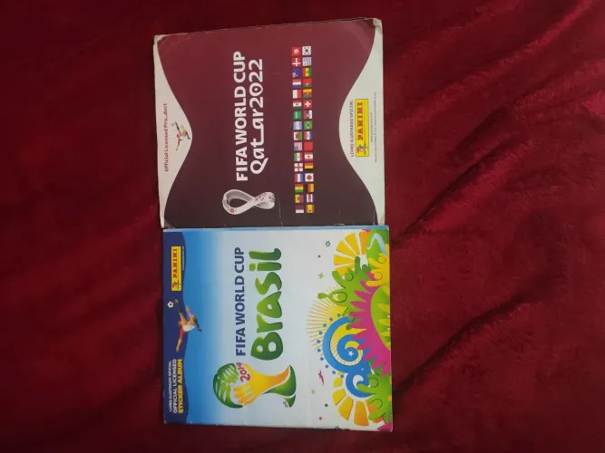 ALBUNS DA COPA DO MUNDO 2014 E 2022