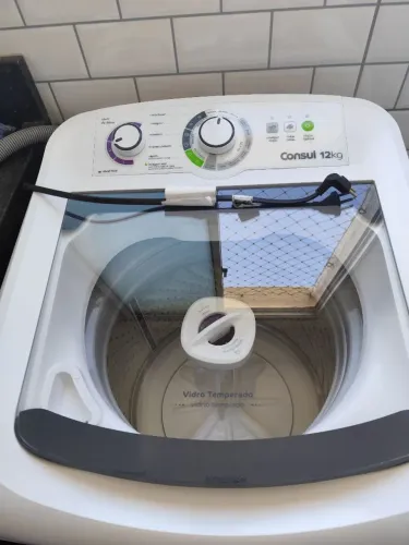 Máquina de Lavar Consul 12kg - Cesto Inox - 220V