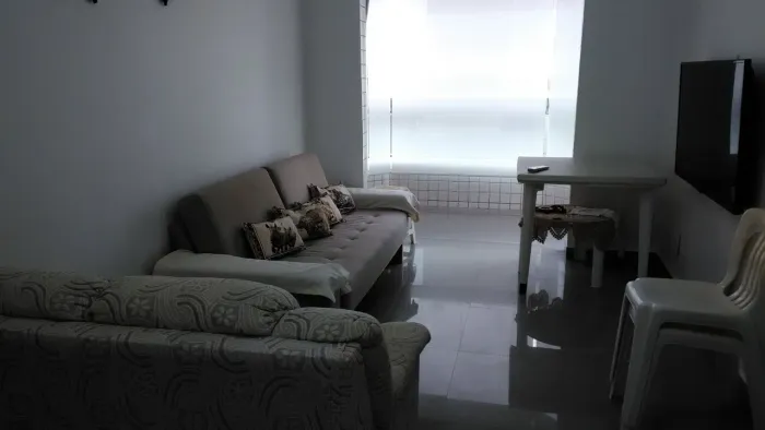 Pé na areia