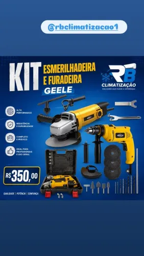 KIT GEELE - ESMERILHADEIRA+PARAFUSADEIRA