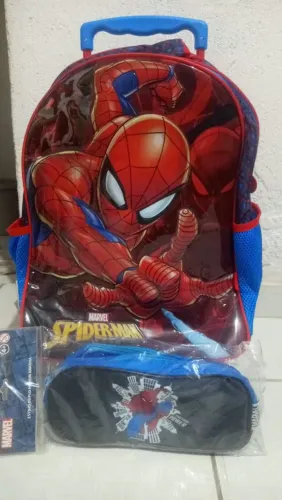 Mochila e estojo Homem aranha