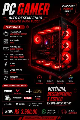 Pc gamer ryzen 5 5600GT