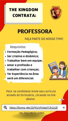 Professora com experiência 